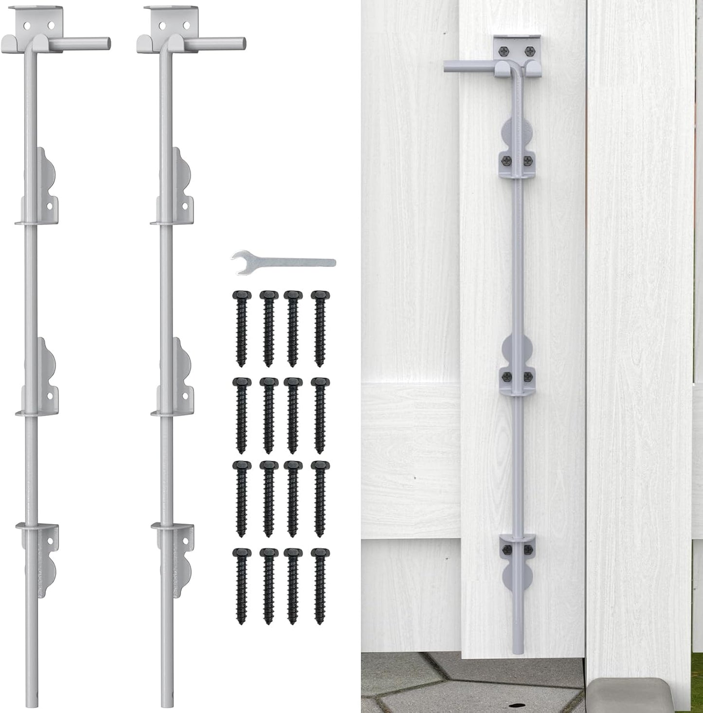 36 Inch Cane Bolt Drop Rod for Heavy Duty Gate Latch Use