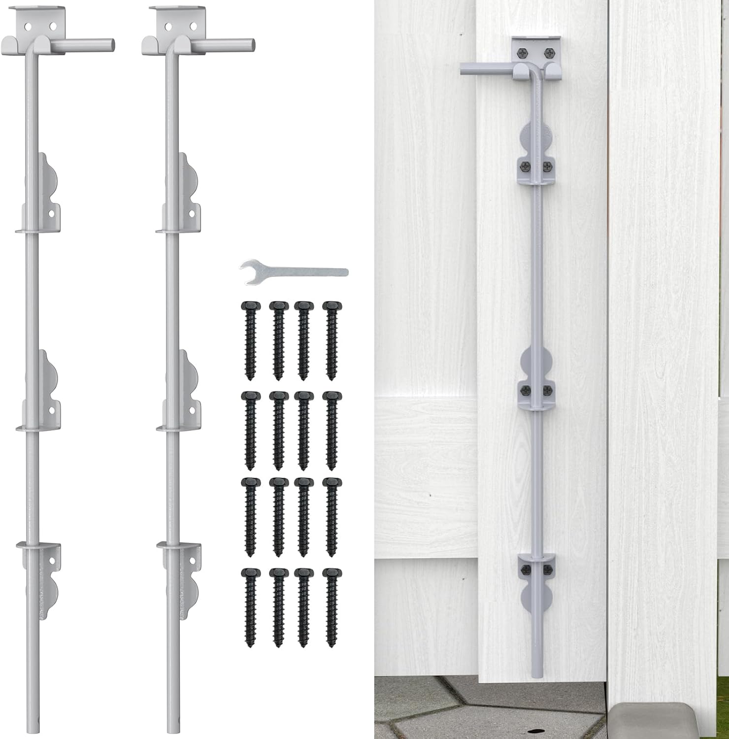 36 Inch Cane Bolt Drop Rod for Heavy Duty Gate Latch Use