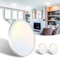 Libit 3-Pack 7ft LED Ceiling Light Flush Mounts - Bright, Slim Design