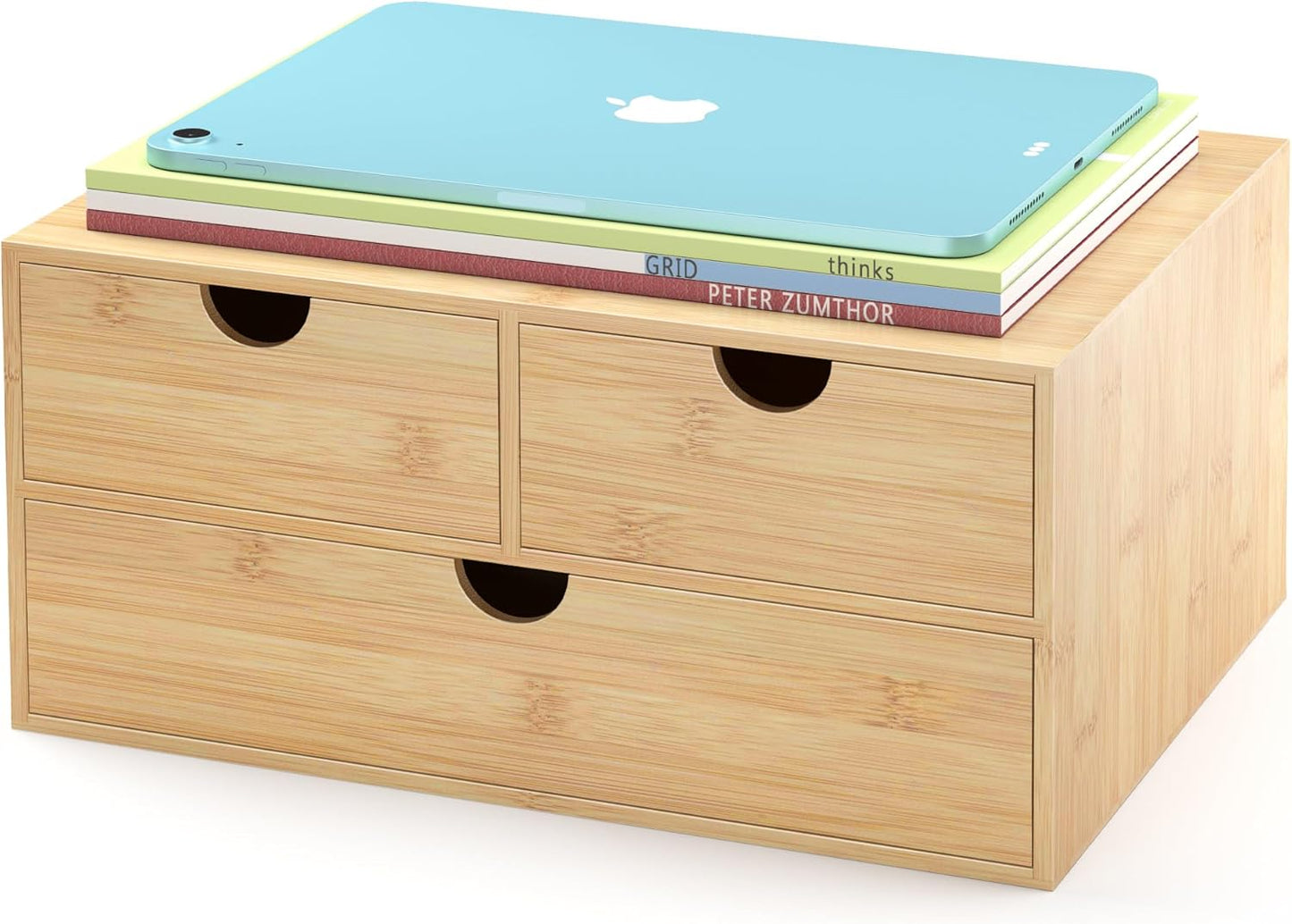 Bamboo Desk Drawer Organizer for Home and Office Storage Needs