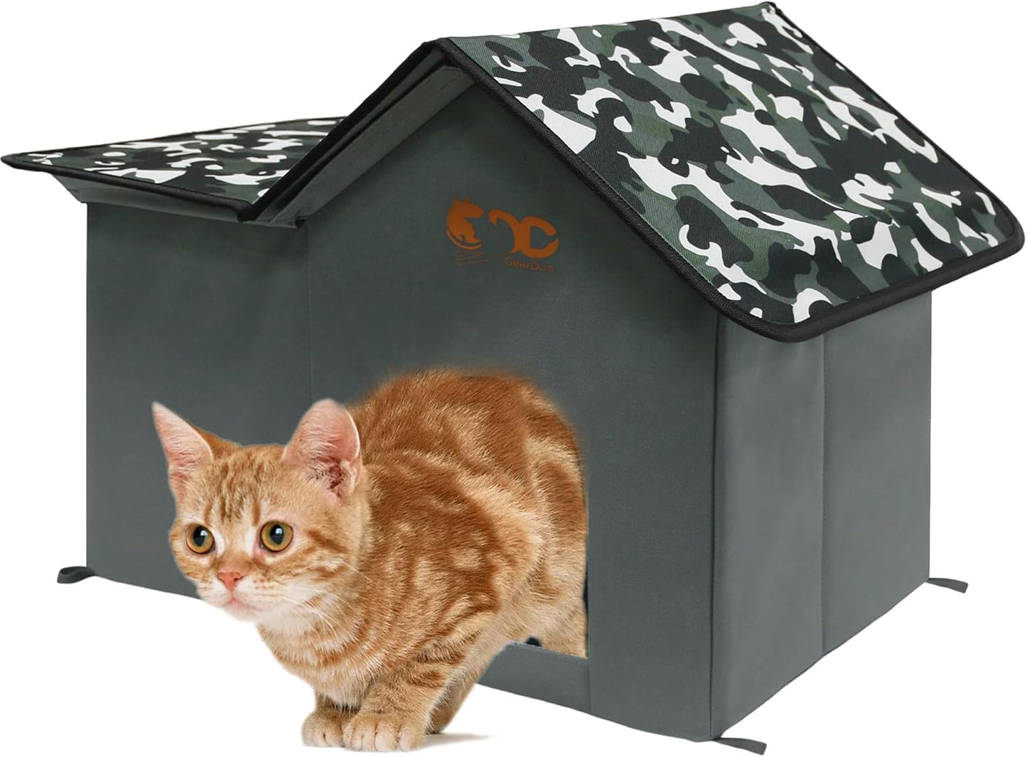 Outdoor Cat House for All Seasons - Waterproof and Insulated