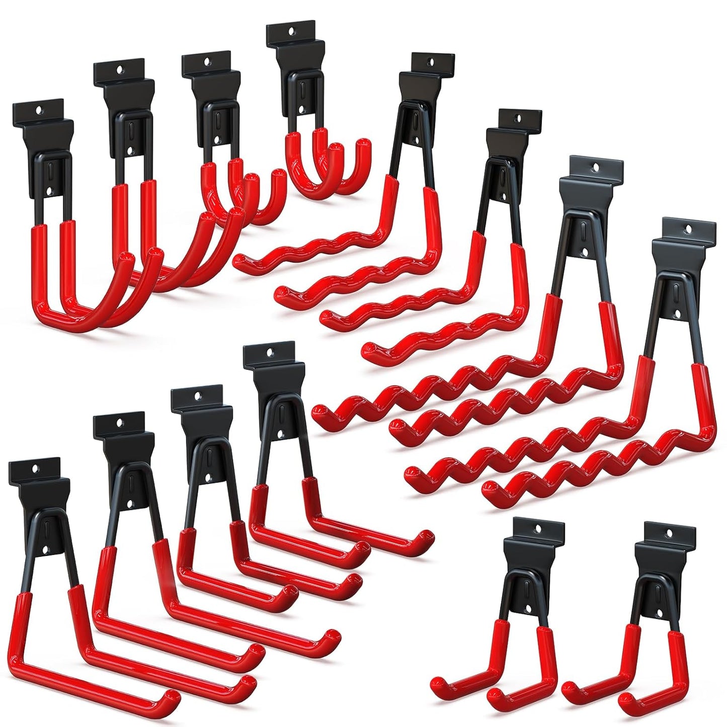 3-H Slatwall Accessories 14 Pack for Organizing Tools and More