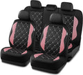 Road Comforts Seat Covers Premium Leather Full Set - Floral Comfort