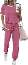 Womens 2 Piece Summer Tracksuit Set - Lightweight Travel Lounge is