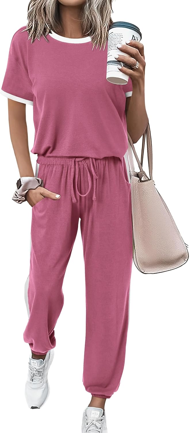 MASCOMODA Womens 2 Piece Outfits for Summer Travel and Lounge