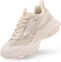 Kids Girls Sneakers Jelly Sole Lace Up Shoes - Glitter Breathable