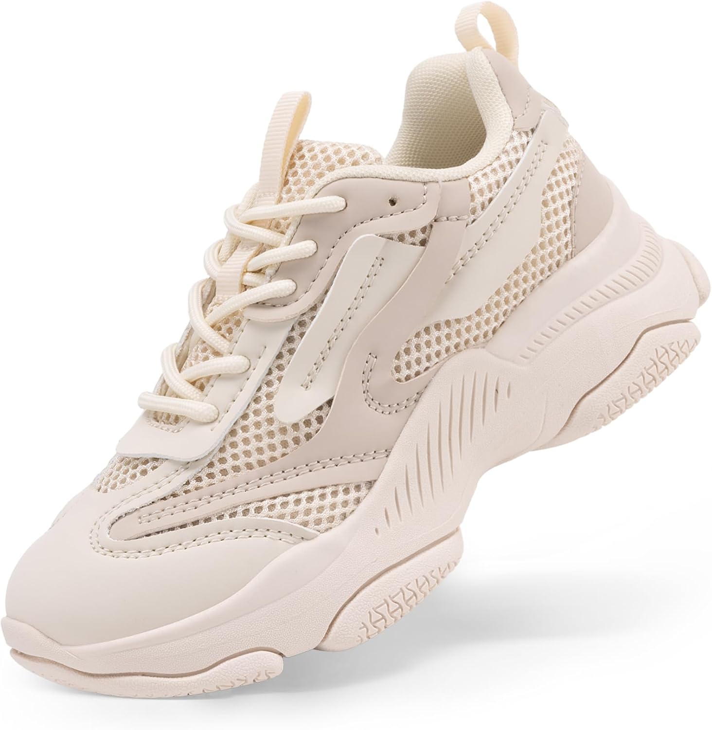 DREAM PAIRS Kids Sneakers Lightweight Lace Up Shoes for Active Play