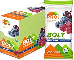 PROBAR Bolt Organic Energy Chews for Natural Energy Boost