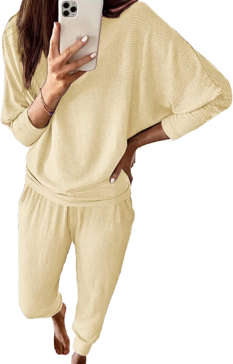 PRETTYGARDEN Women's Fall 2 Piece Lounge Set for Cozy Comfort