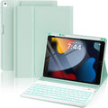 OYEEICE iPad 9th Generation Case with Keyboard - Backlit Detachable