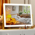 Lighted Makeup Mirror 17.3x13 in Hollywood Vanity Mirror with Lights