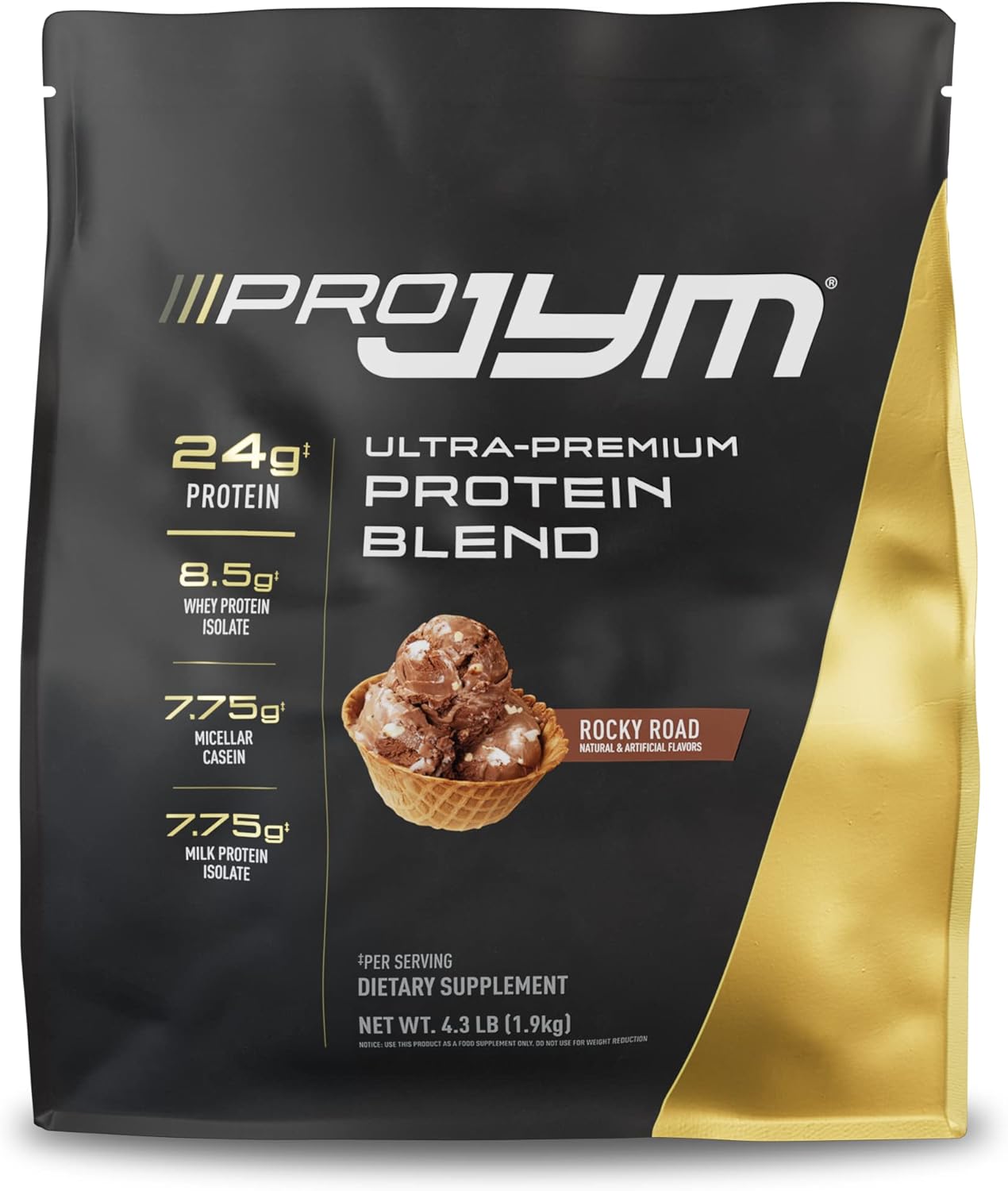 Pro JYM Rocky Road Protein Powder for Lean Muscle Building