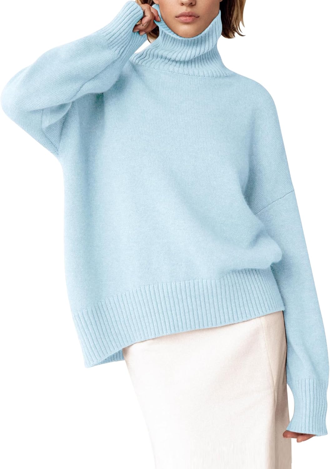YKR Women's Turtleneck Sweater for Trendy Fall Winter Style