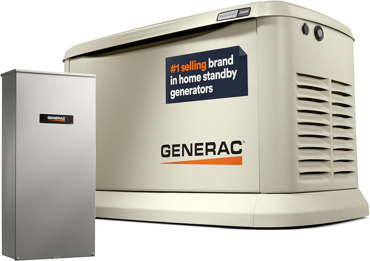 Generac Guardian 26kW Home Standby Generator for Whole House
