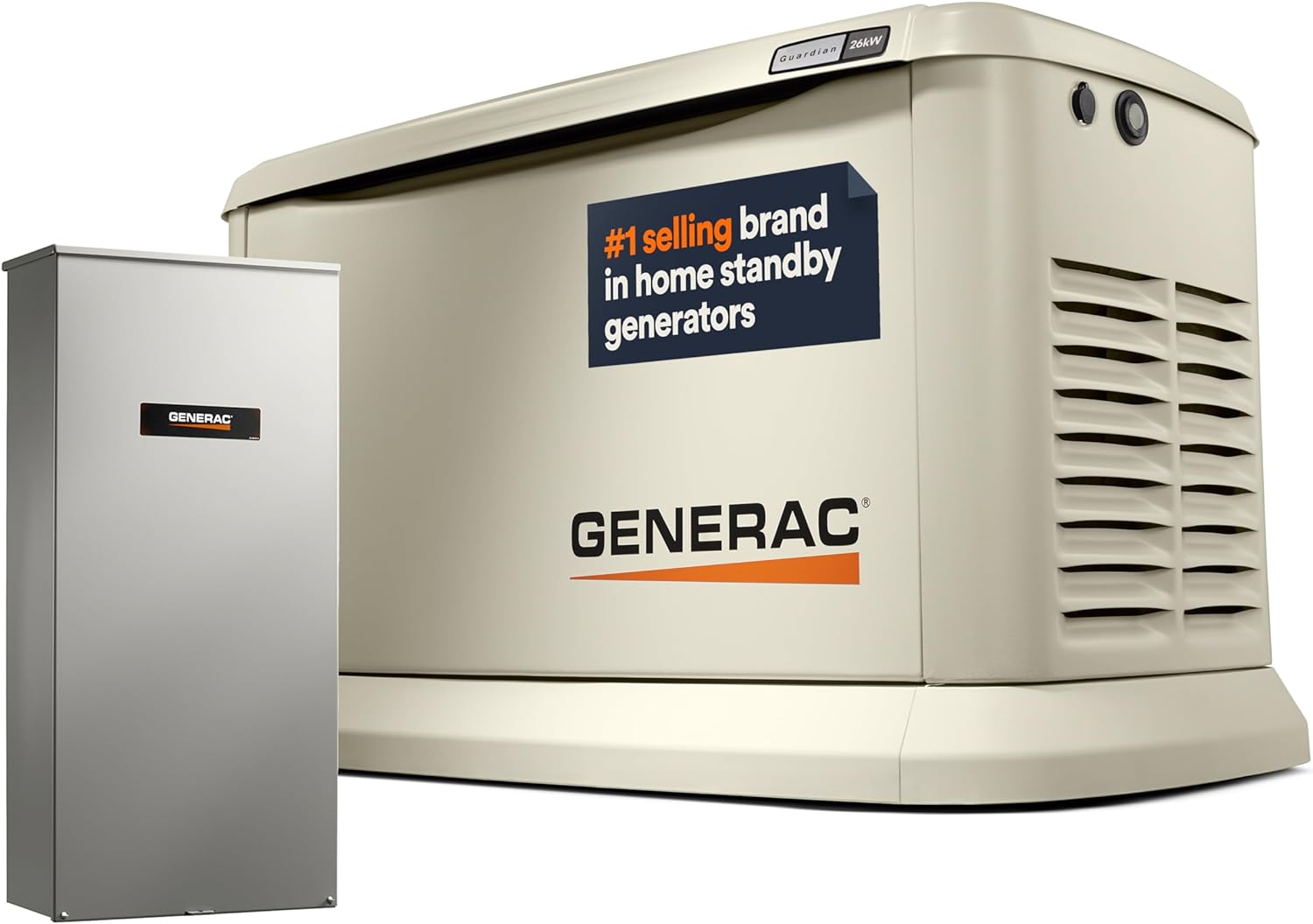 Generac Guardian 26kW Home Standby Generator for Whole House