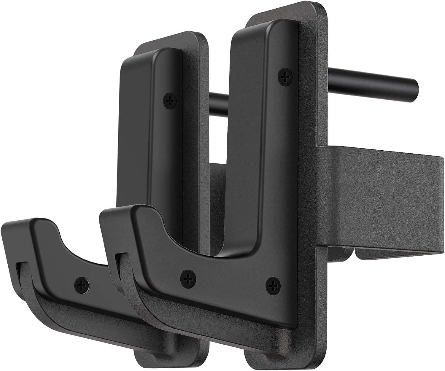 SELEWARE Solid Steel J Hooks for Power Cage Squat Rack Use