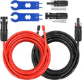 8AWG Solar Extension Panel Cable 30FT - Durable XLPE Wiring