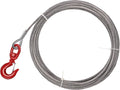 Steel Winch Cable 3/8 in x 50 ft - Heavy Duty Towing Cable