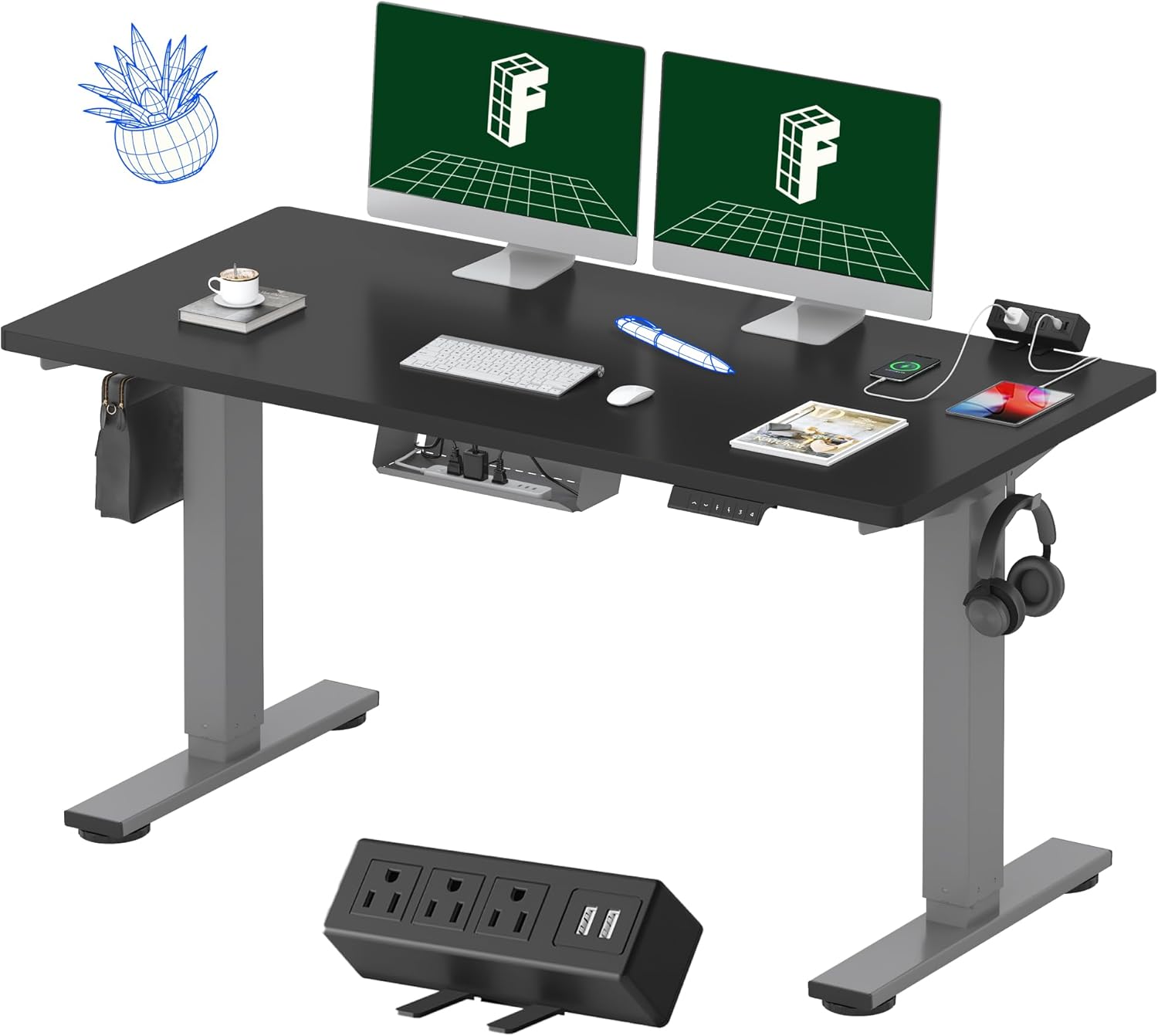 FLEXISPOT EN2 Electric Stand Up Height Adjustable Desk Review