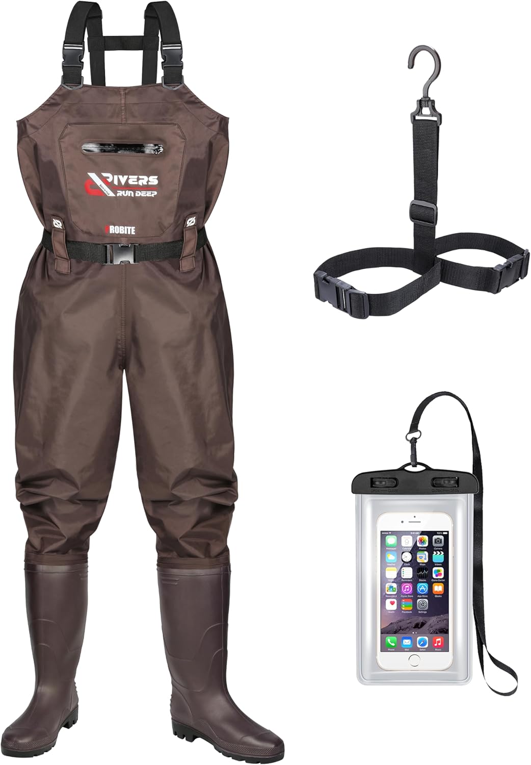 Fishing Chest Waders for Men Women Waterproof Durable Design