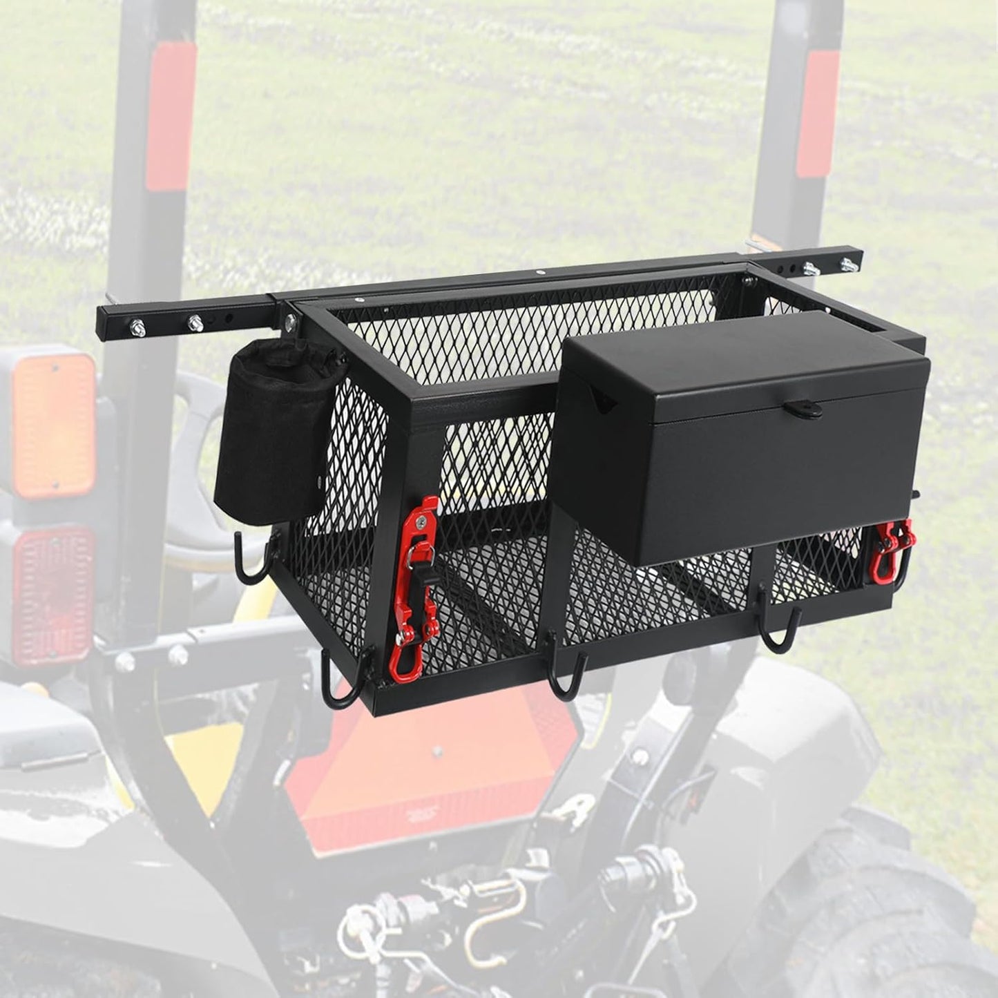 Heavy Duty Steel Tractor Basket for ROPS Bars and Mowers