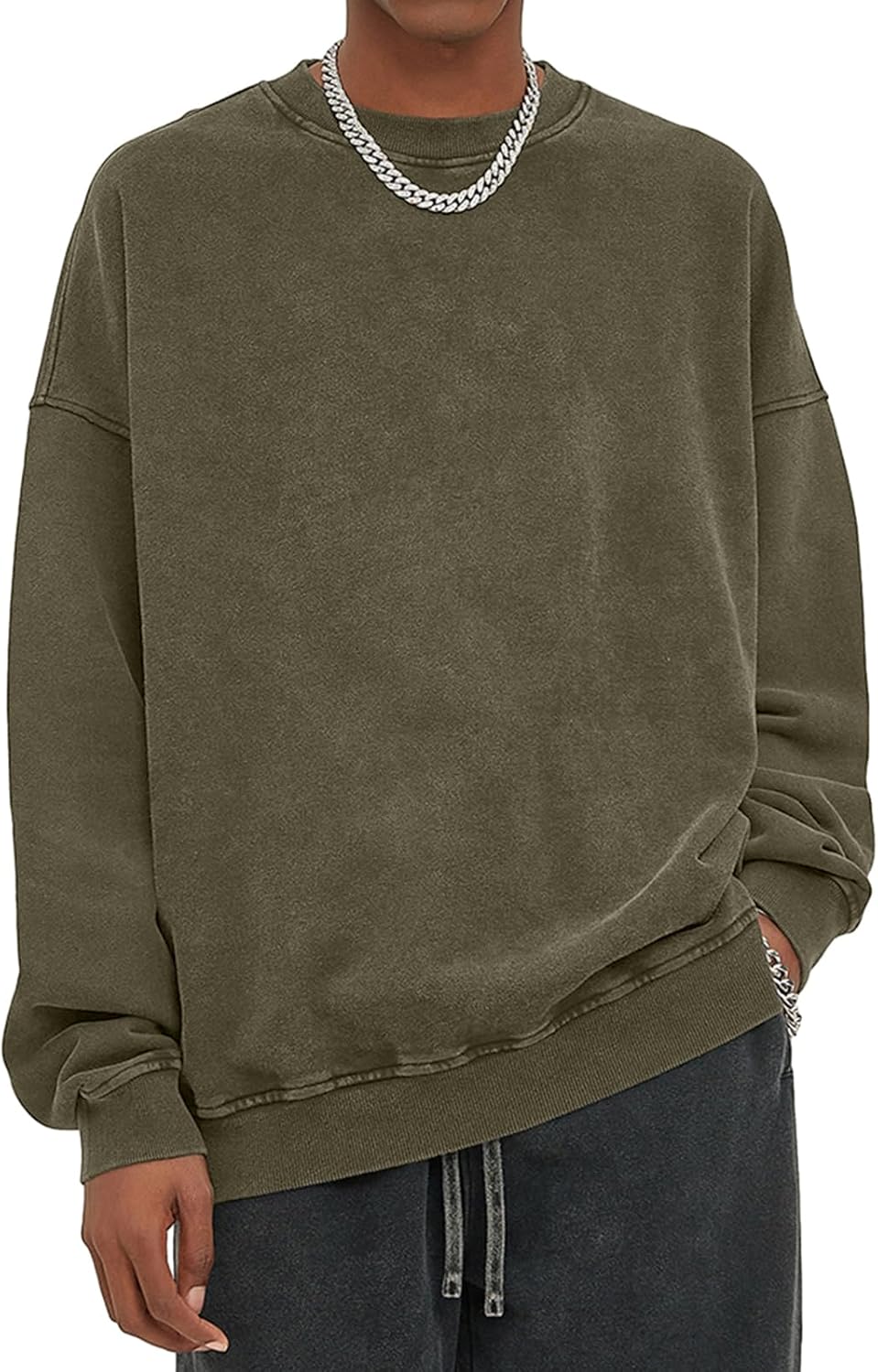 Oversized Vintage Hoodie for Men - Stylish Streetwear Pullover