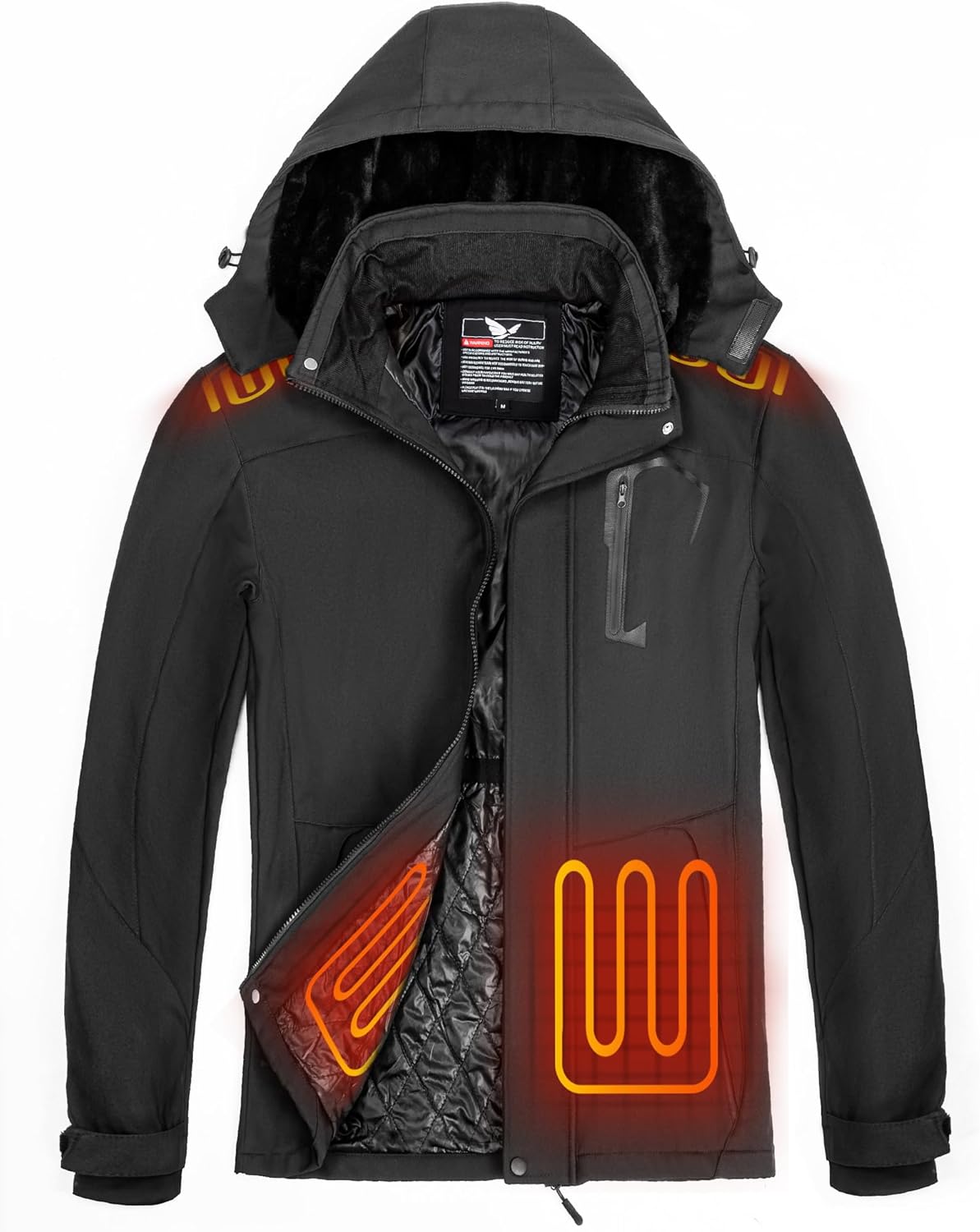 azamine Heated Jacket for Men with 16000mAh Battery Pack