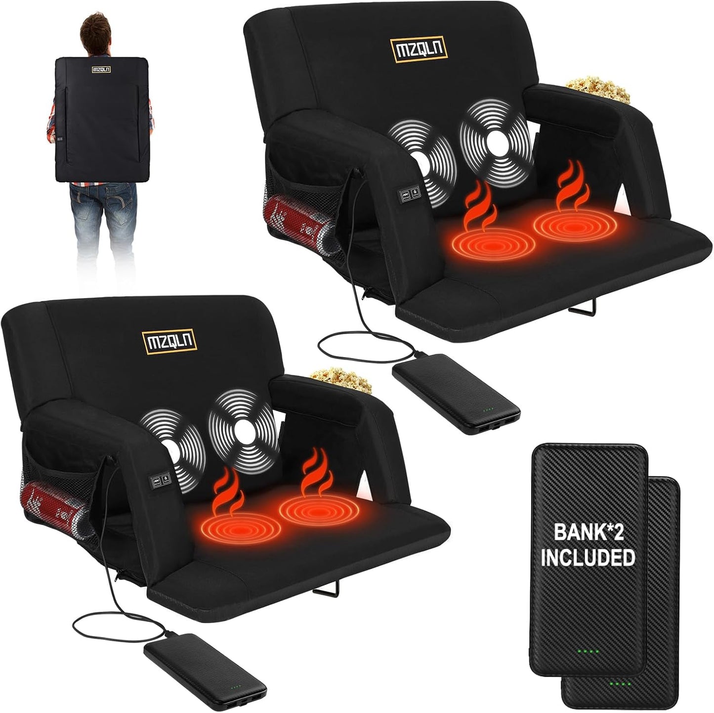 Heated Massage Stadium Seats for Ultimate Comfort and Relaxation