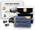 Koder-Discount Mouse & Rat Trap Bait Stations - Lockable 4-Pack
