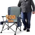 TIMBER RIDGE Heavy Duty Camping Chair 500lbs Capacity