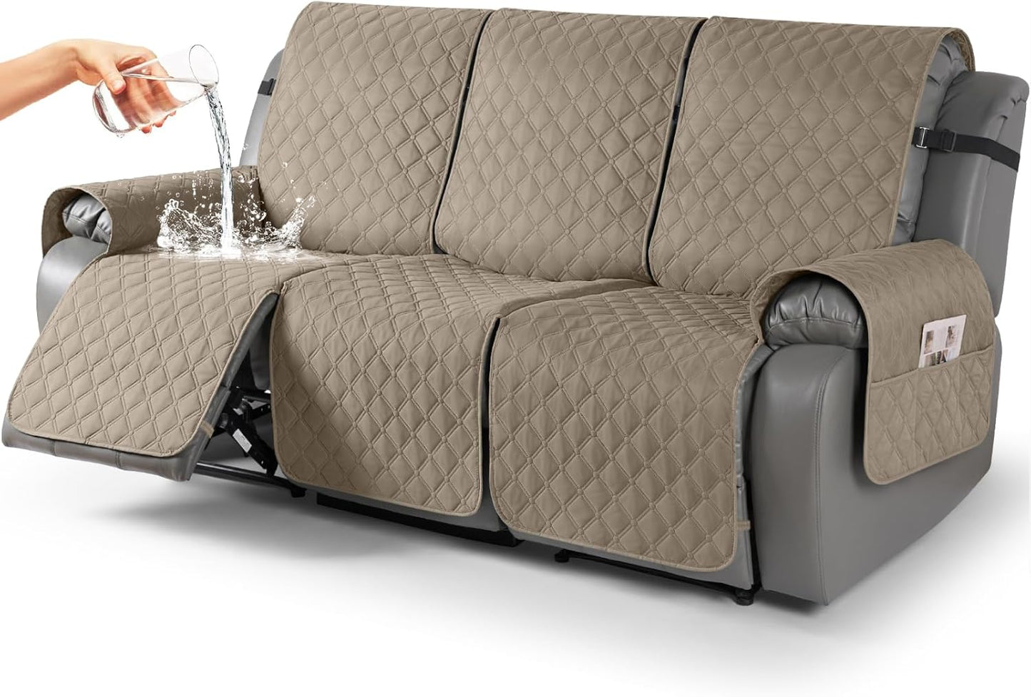 100% Waterproof Recliner Covers for Pets and Kids - Durable Design
