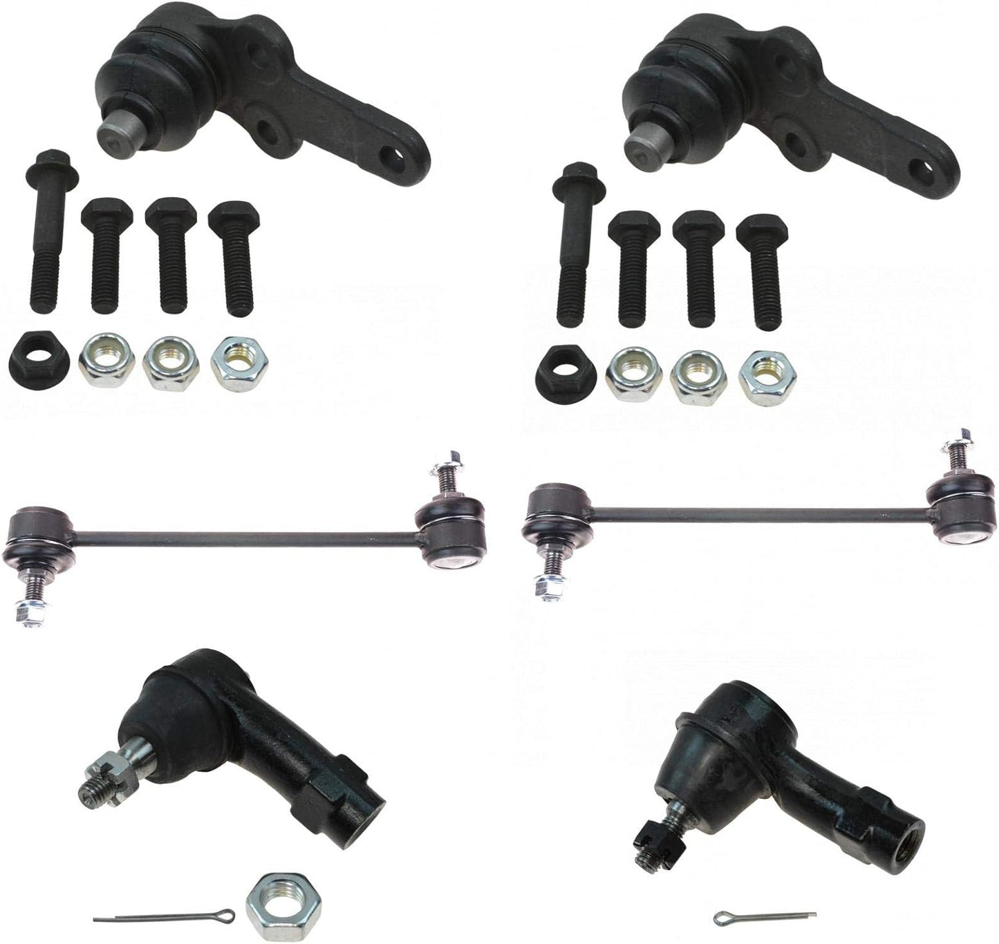 TRQ Front Steering & Suspension Kit for 2000-2004 Ford Focus