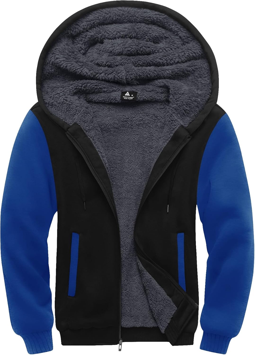 SCODI Hoodies for Men Heavyweight Fleece Sweatshirt Full Zip