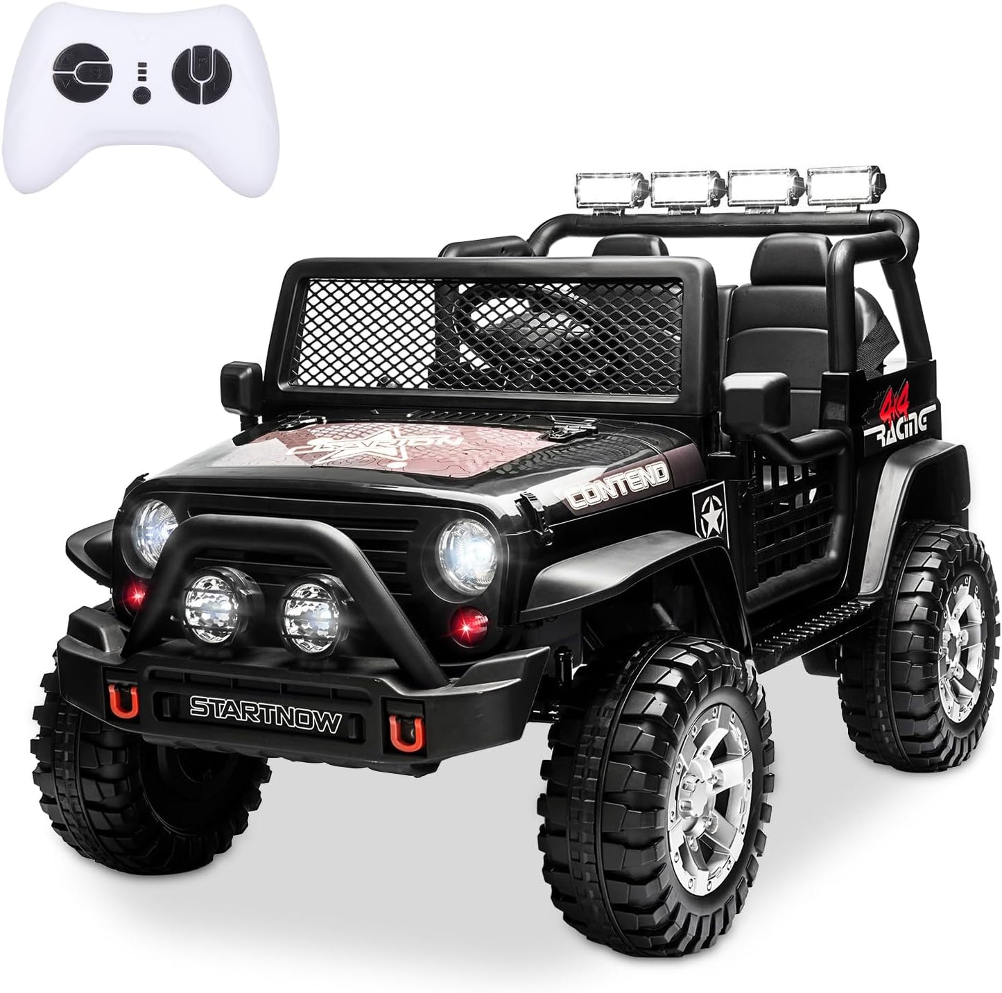 SEHOMY 2-Seater Kids Ride On Car Truck with Remote Control