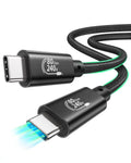 Thunderbolt 5 Cable 10FT - 80Gbps USB C, 240W Fast Charging