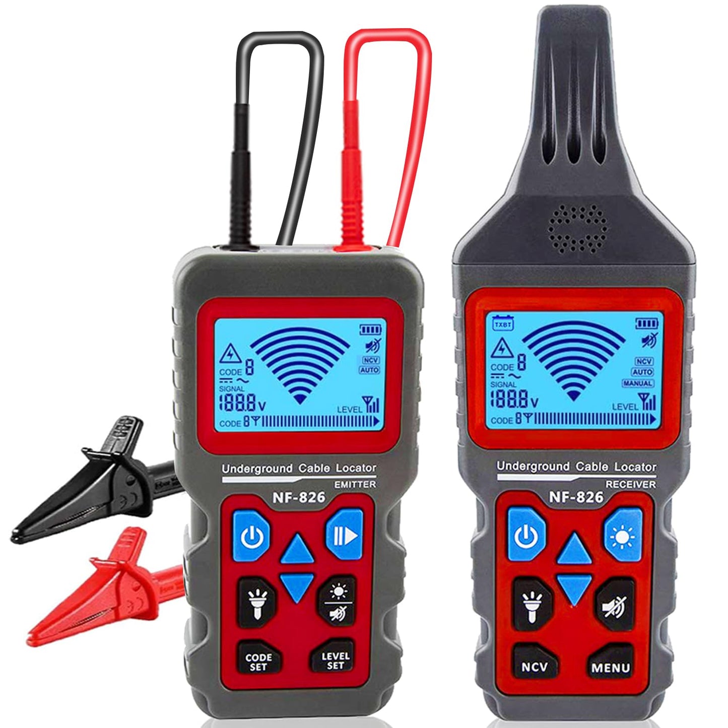 NOYAFA NF-826 Underground Cable Locator for Precise Fault Detection