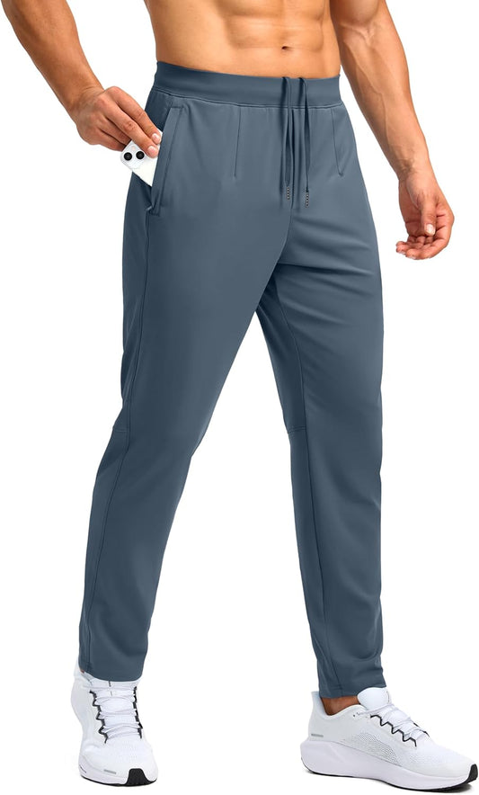 G Gradual Tall Mens Sweatpants with Zipper Pockets for Comfort