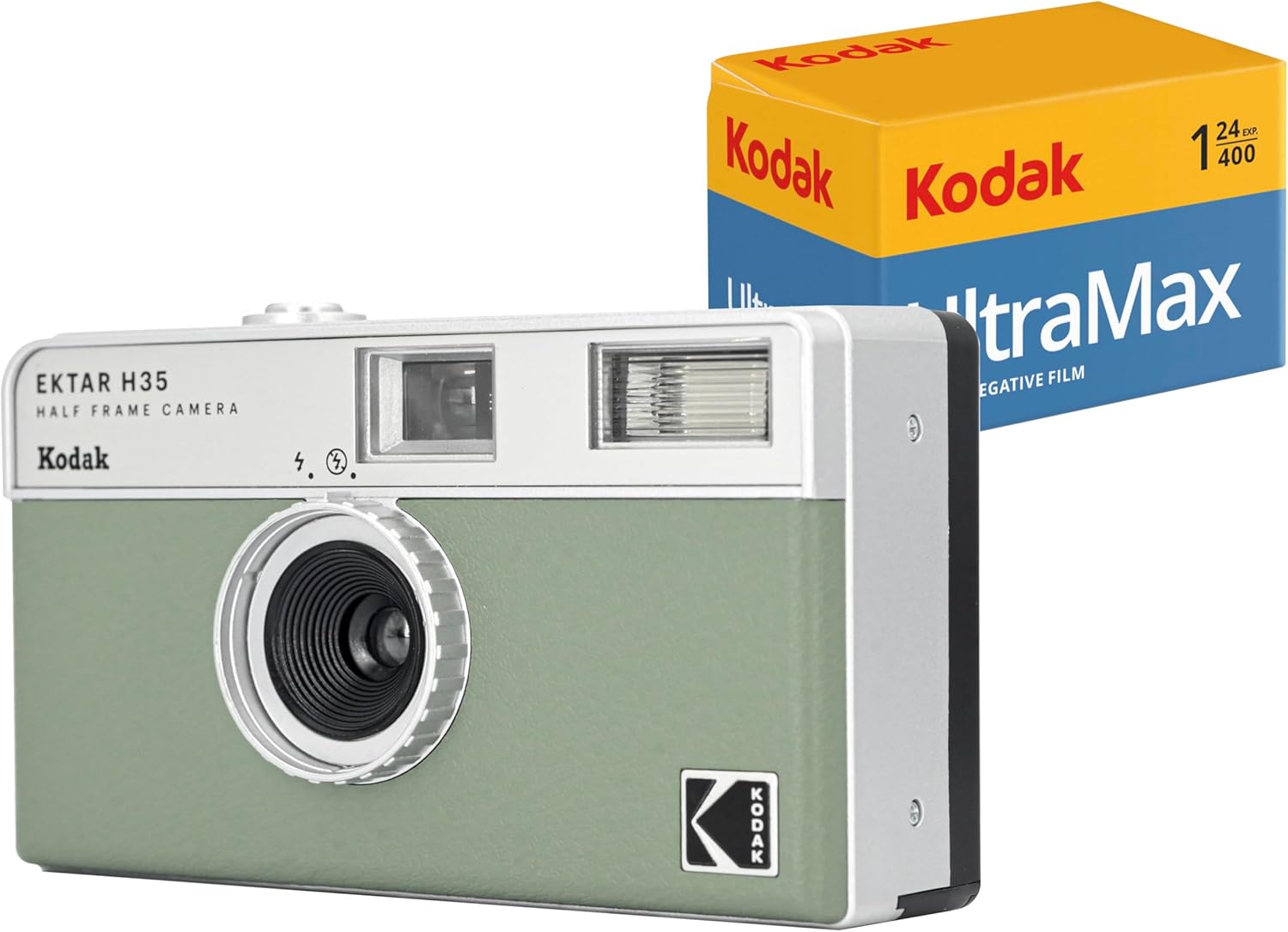 KODAK EKTAR H35 Half Frame Film Camera Bundle with Film