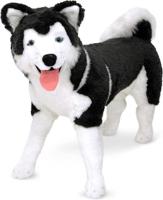 Melissa & Doug Giant Siberian Husky - Lifelike Stuffed Animal Dog