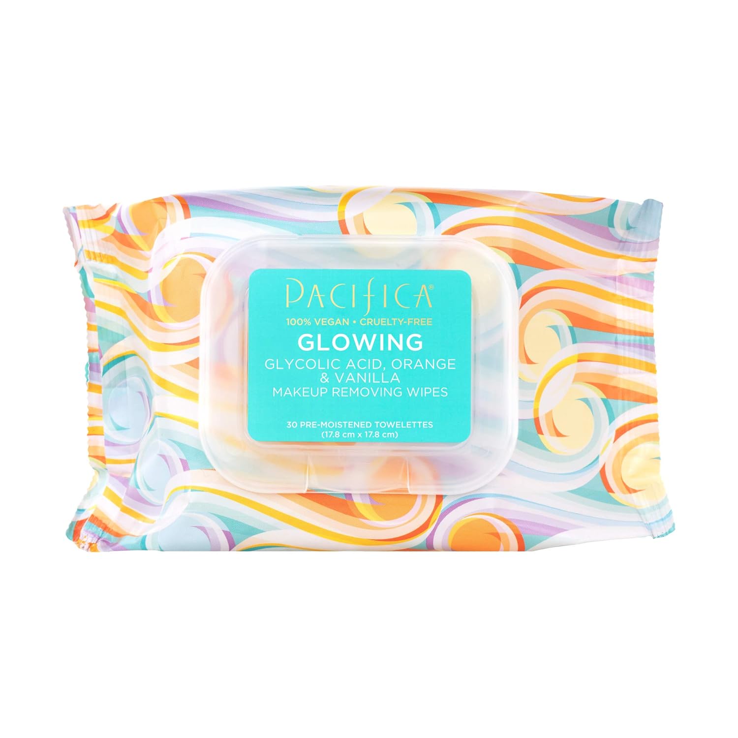 Pacifica Gycolic Acid Face Wipes - Organic Exfoliating Towelettes