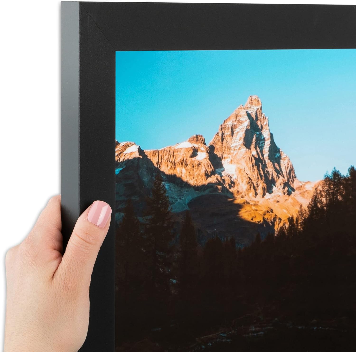 ArtToFrames 23x27 Inch Black Picture Frame for Custom Art
