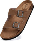 Torotto Mens Slides with Cork Footbed for Comfort and Style