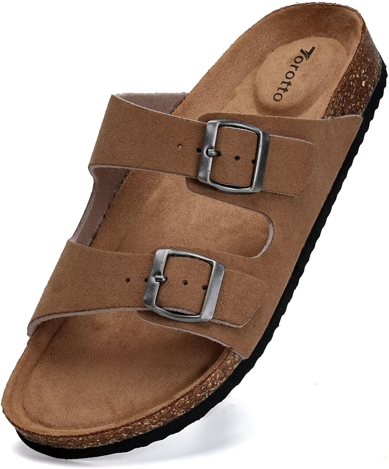 Torotto Mens Slides with Cork Footbed for Comfort and Style