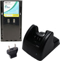Replacement for Kenwood TK-380 Battery and Charger - Compact 1800mAh