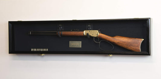 1 Rifle Gun Display Case Cabinet Wall Rack Holder - Lockable