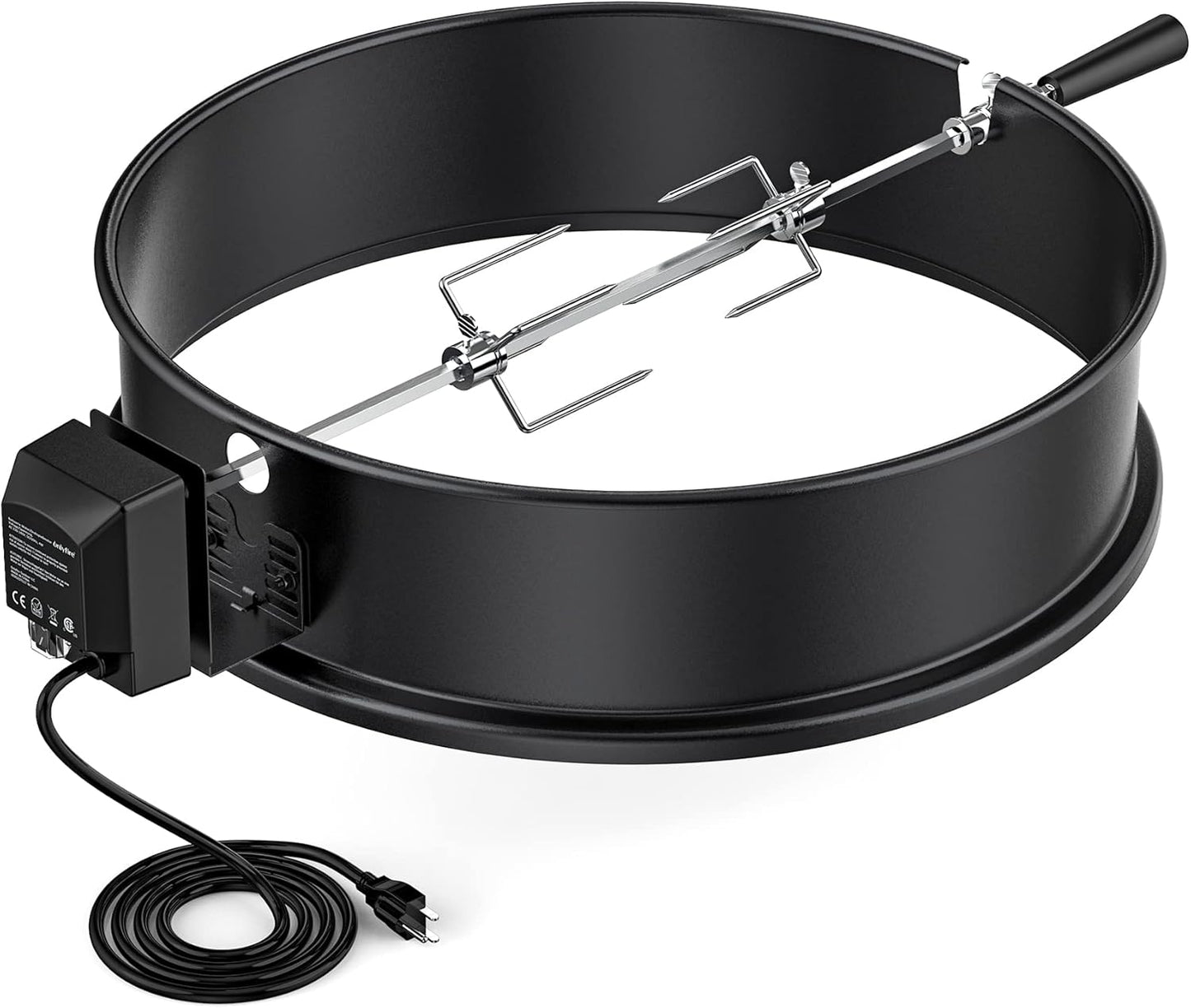Universal High-Temp Resistance Charcoal Kettle Rotisserie Kit
