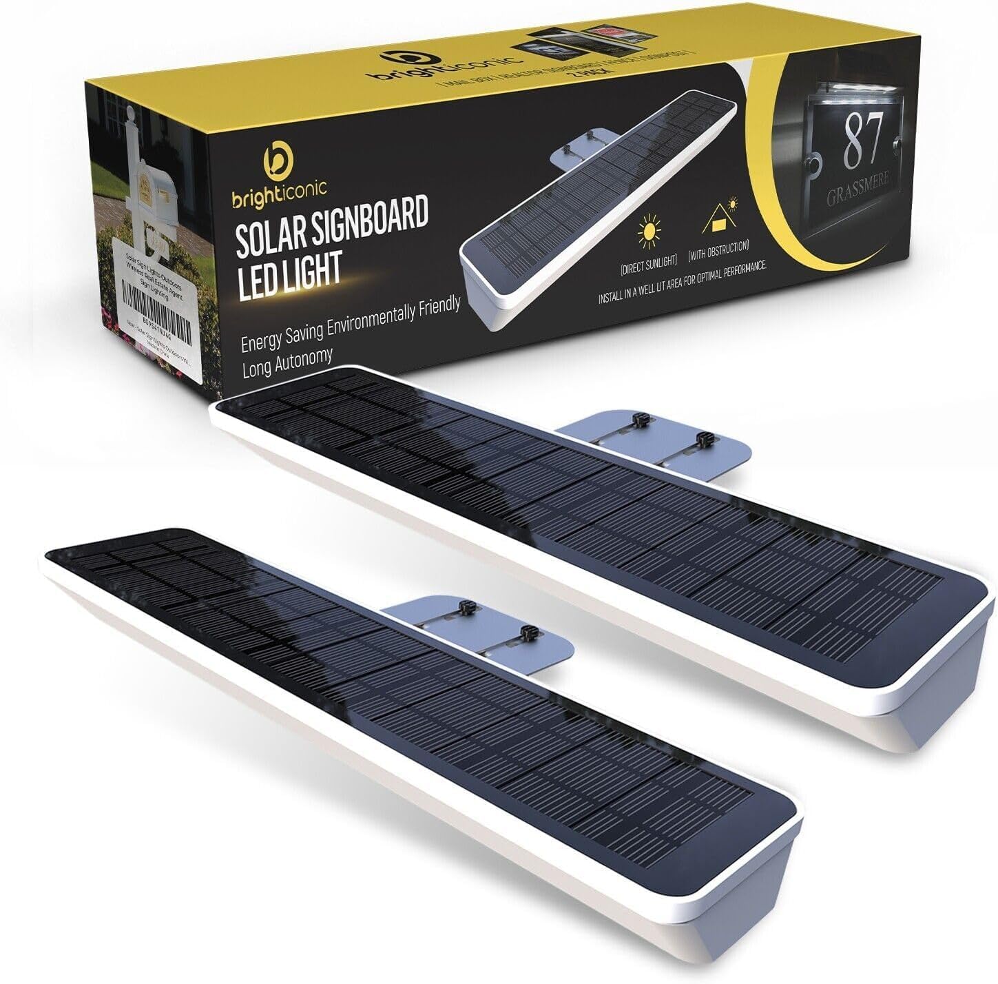 Solar Sign Lights Outdoors for Real Estate Agent Sign Boards