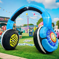 80fts 90fts Party Decoration 10FT Inflatable Headphones Archway - LED