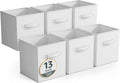 Sorbus Foldable Fabric Storage Cubes - Set of 6 Bins for Organizing