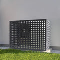 AC Cover Charcoal Grey 110x55x80cm - Sturdy Aluminum Privacy Screen